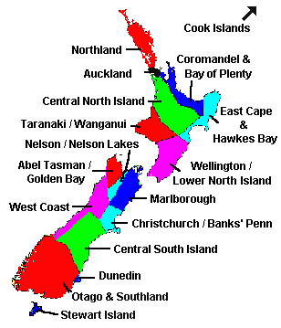 Some cities in Kiwi land